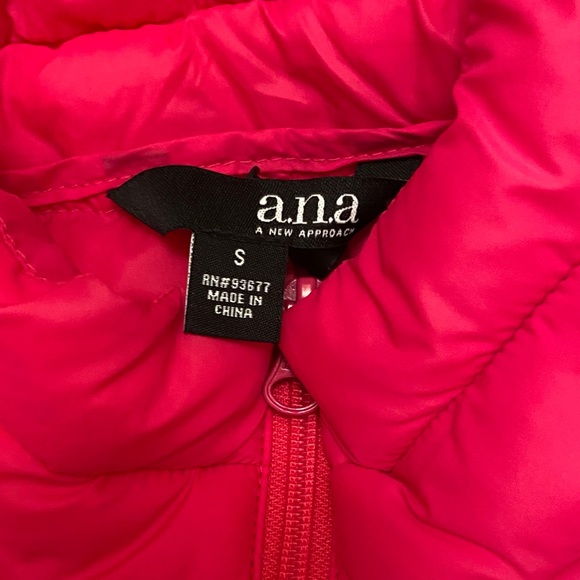 a.n.a Women's Puffer Jacket - Bright Pink - Picture 2 of 4